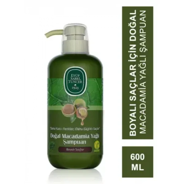 Eyüp Sabri Tuncer Macadamia Yağlı Şampuan 600 ml