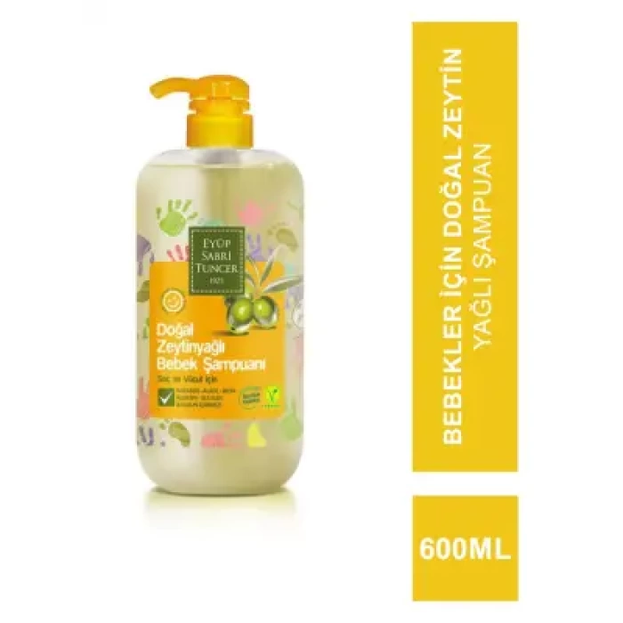 Eyüp Sabri Tuncer Zeytinyağlı Bebek Şampuanı 600 ml