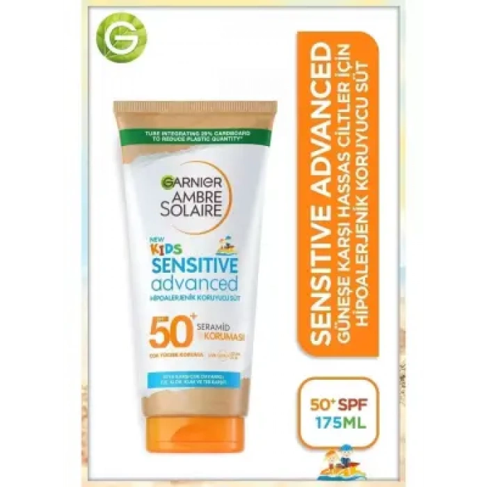 Garnier Ambre Solaire Çocuklar İçin Hipoalerjenik Koruyucu Süt SPF50+ 175 ml
