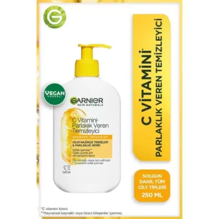 Garnier C Vitamini Parlaklık Veren Temizleyici 250 ml