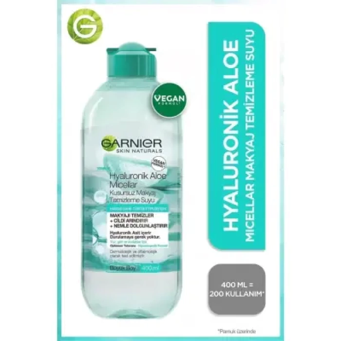 Garnier Hyaluronik Aloe Miceller Makyaj Temizleme Suyu 400 ml