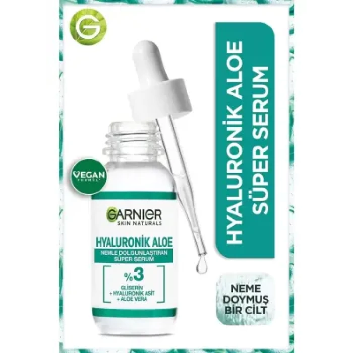 Garnier Hyaluronik Aloe Nemlendirici Ve Dolgunlaştırıcı Süper Serum 30 ml
