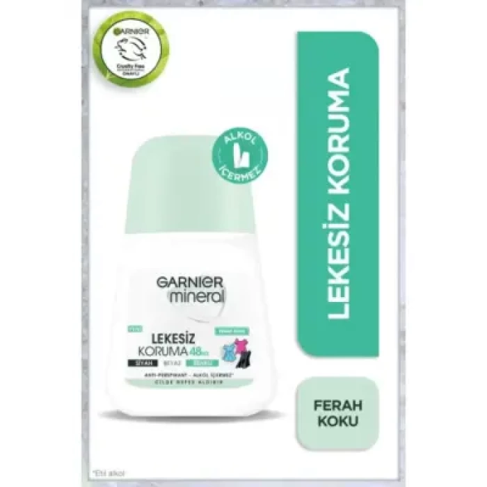 Garnier Mineral Lekesiz Koruma Ferah Koku Roll-On Deodorant 50 ml