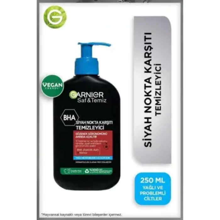 Garnier Saf & Temiz Siyah Nokta Karşıtı Temizleyici 250 ml