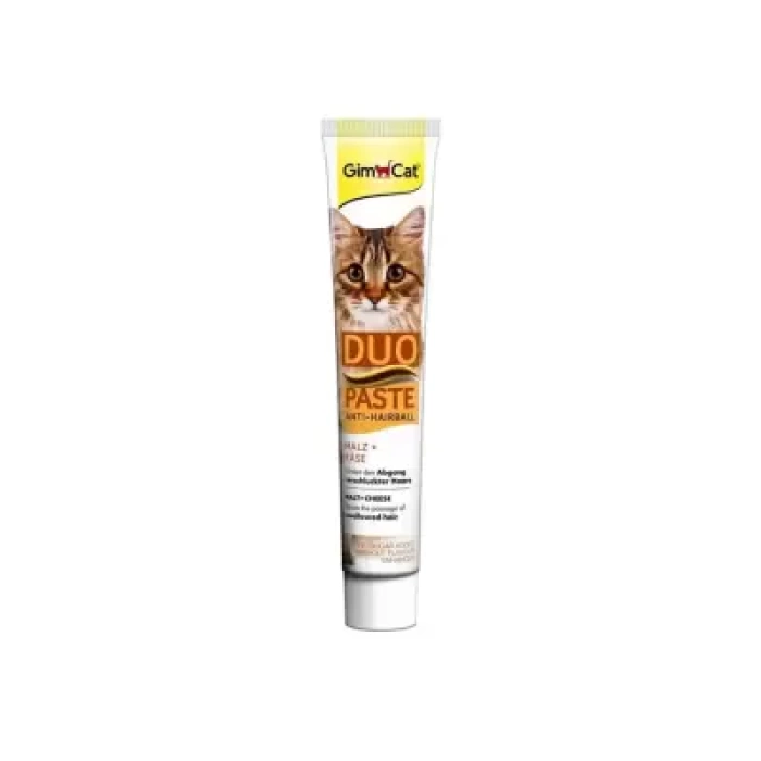 Gımcat Duo Paste Anti-Hairball Tüy Sağlığı için Peynirli Macun 50gr