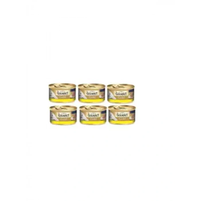 Gourmet Gold Kıyılmış Tavuk Etli Kedi Konserve 85 Gr 6 AL 5 ÖDE