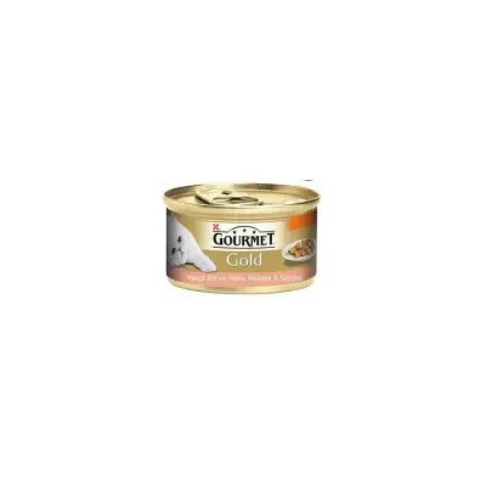 Gourmet Gold Parça Etli Alabalık Ve Sebzeli Kedi Konservesi 85 Gr