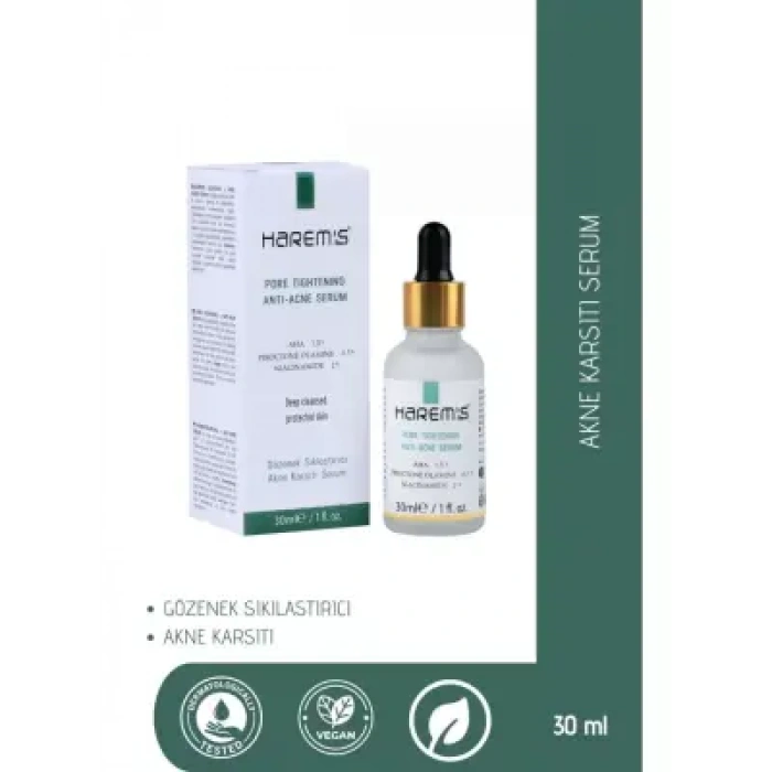 Harems Gözenek Sıkılaştırcı Akne Karşıtı Serum 30 ml