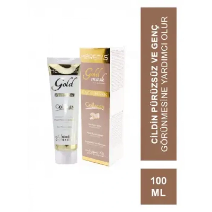 Harems İnci Tozu Özlü Soyulabilir Altın Maske Kırışıklık Karşıtı Bakım 100ML