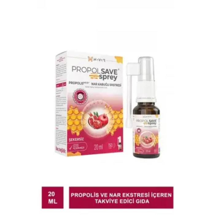 Haver Propolsave Propolis Nar Kubuğu Ekstresi Sprey 20 ml