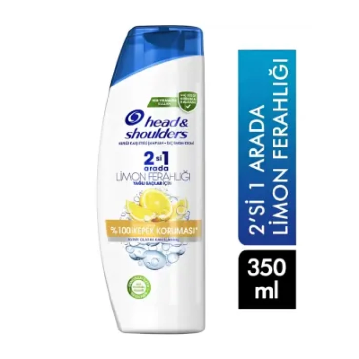 Head & Shoulders 2si1 Arada Limon Ferahlığı Kepek Şampuan 350 ml