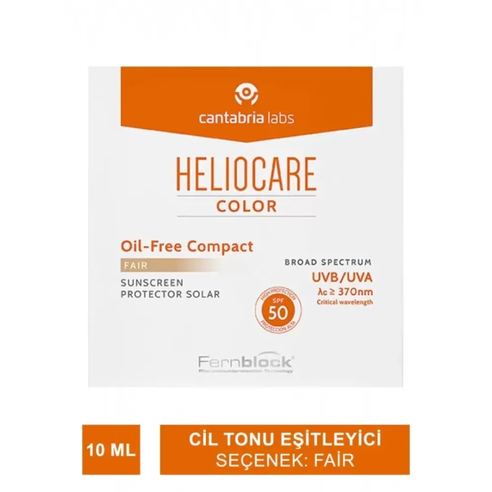 Heliocare Color SPF 50+ Oil Free Compact Yağsız Güneş Koruyucu 10 ml