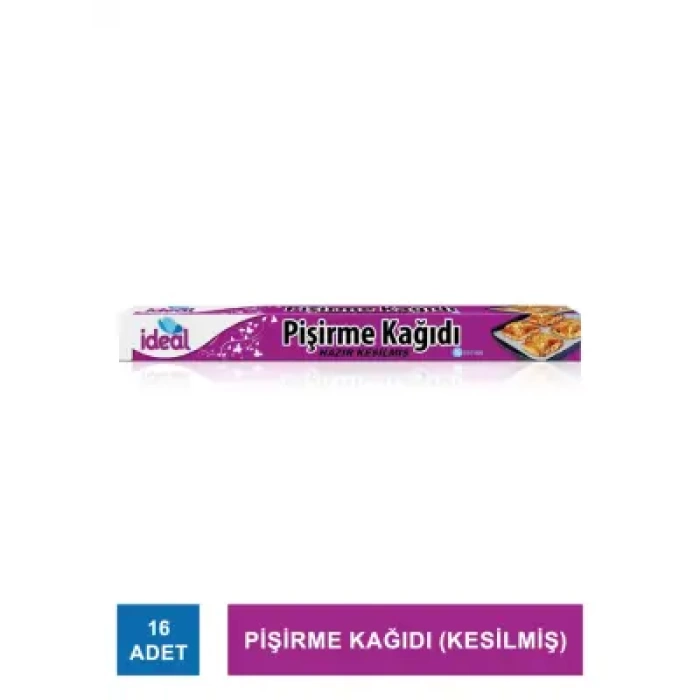 İdeal Pişirme Kağıdı Hazır Kesilmiş 16 Adet - 42x37cm -