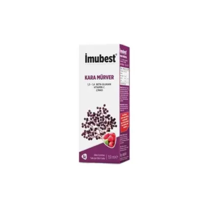 İmubest Kara Mürver Takviye Edici Gıda 150 ml