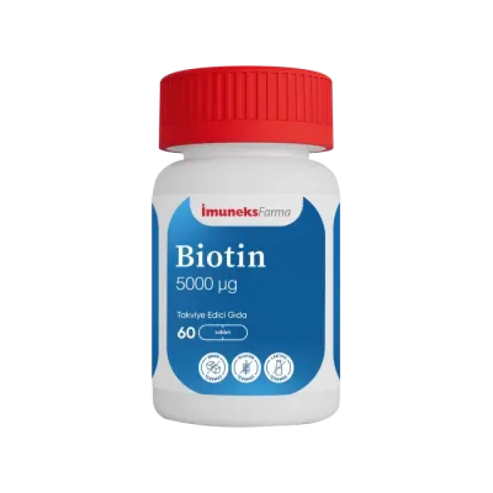 İmuneks Biotin 5000mg 60 Tablet