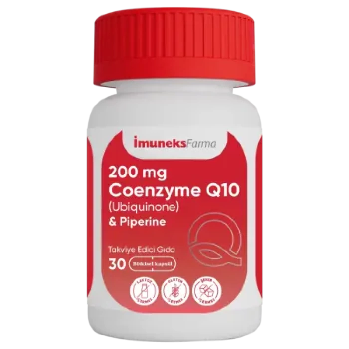 İmuneks Koenzim Q10 200mg 30 Kapsül