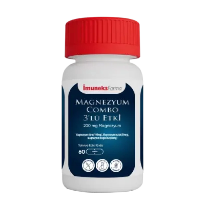 İmuneks Magnezyum Combo 3lü Etki 60 Tablet