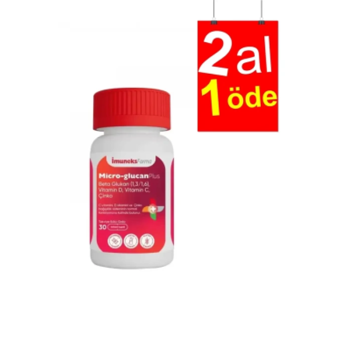 İmuneks Micro-Glucan Plus Beta Glukan 30 Kapsül