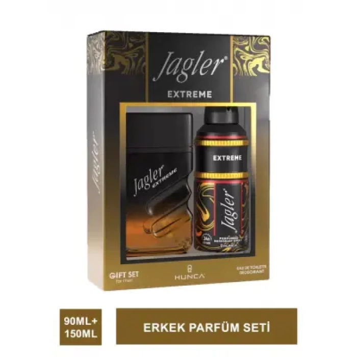 Jagler Extreme Erkek Parfüm Seti 90 ml EDT + 150 ml Deodorant