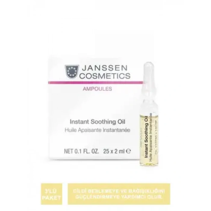Janssen Instant Soothing Oil Ampul 3lü Paket