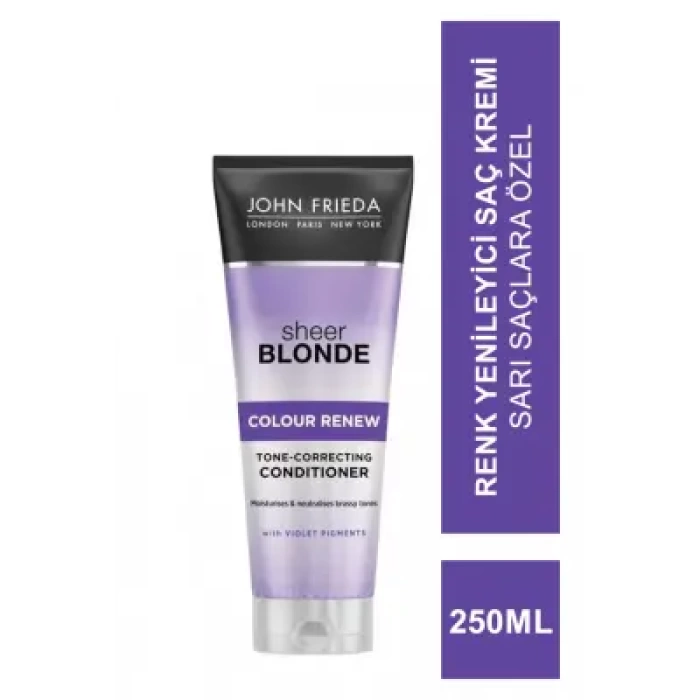 John Frieda Sheer Blonde Colour Renew Conditioner 250 ml Sarı Saçlara Özel Renk Yenileyici Saç Kremi