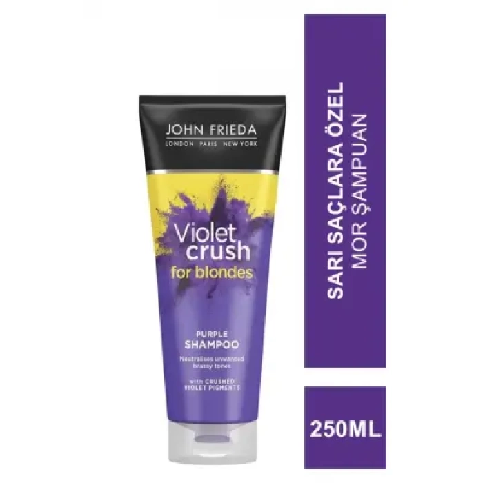 John Frieda Violet Crush Purple Shampoo Sarı Saçlara Özel Mor Şampuan 250 ml