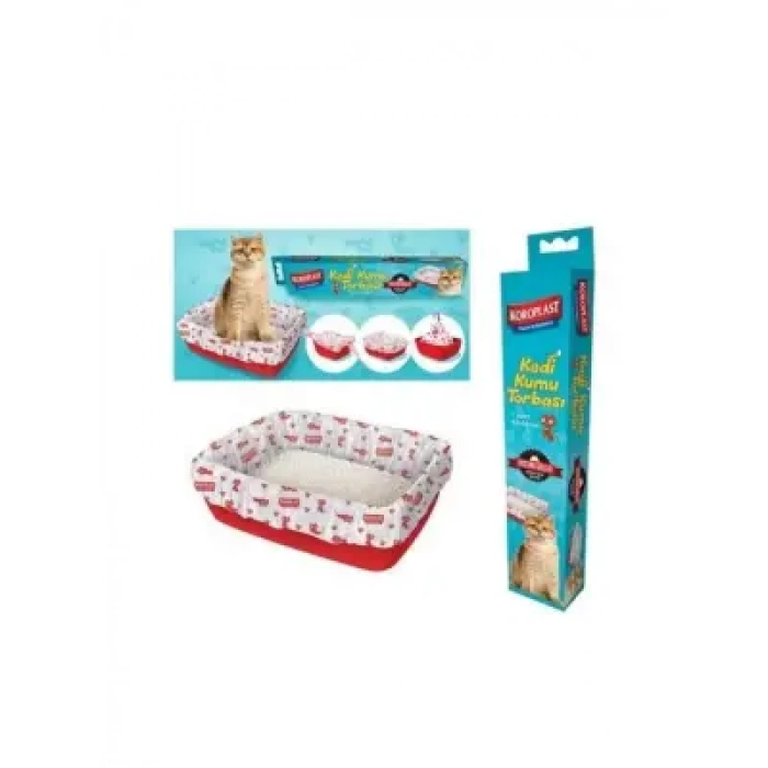 Koroplast Extra Güçlü Kedi Kumu Torbası 82X50 Cm 7 Adet