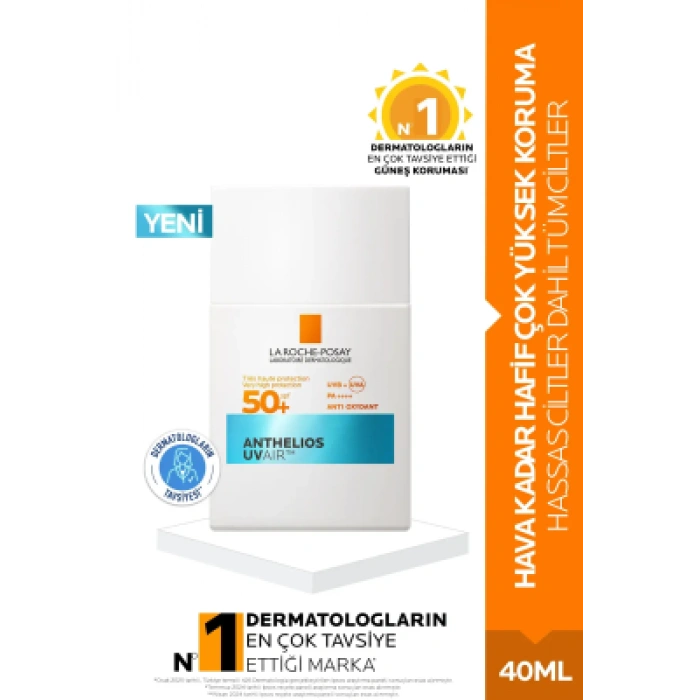 La Roche Posay Anthelios UV Air SPF50+ Yüz Güneş Kremi 40 ml