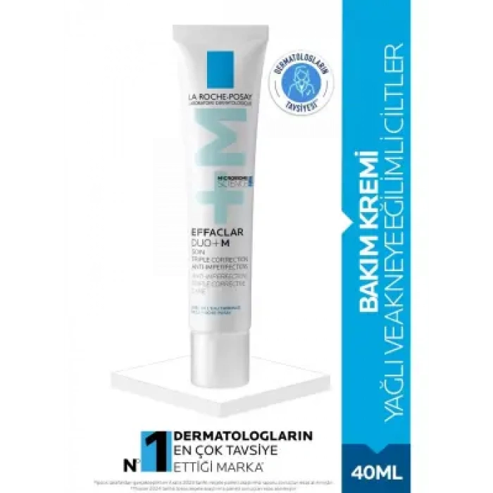 La Roche Posay Effaclar Duo +M Bakım Kremi Cilt Kusuru Görünümü Karşıtı Akneye Eğilim Gösteren Ciltler 40ml