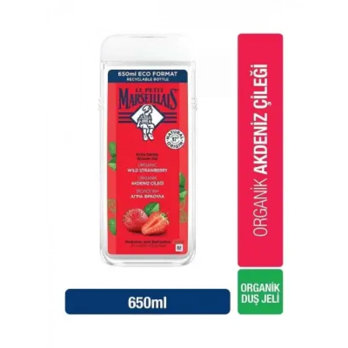 Le Petit Marseillais Duş Jeli Akdeniz Çileği 650 ml