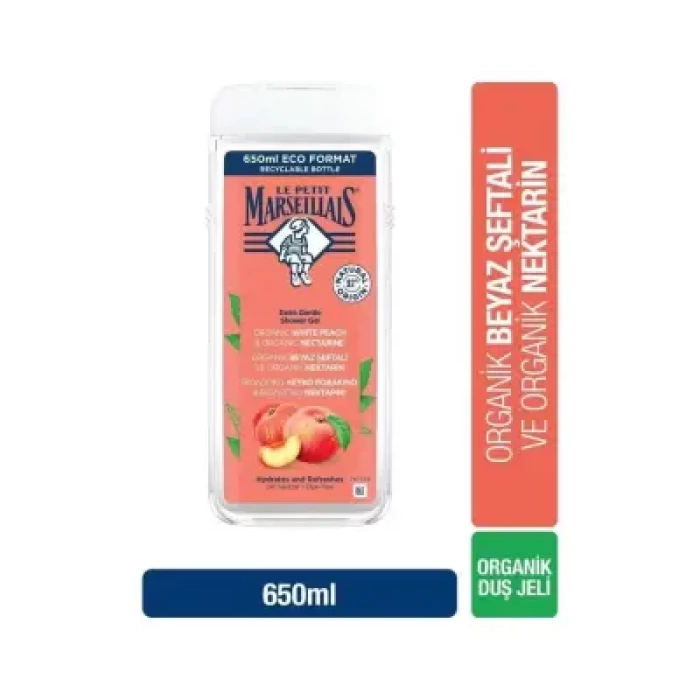 Le Petit Marseillais Duş Jeli Beyaz Şeftali Ve Nektarin 650 ml