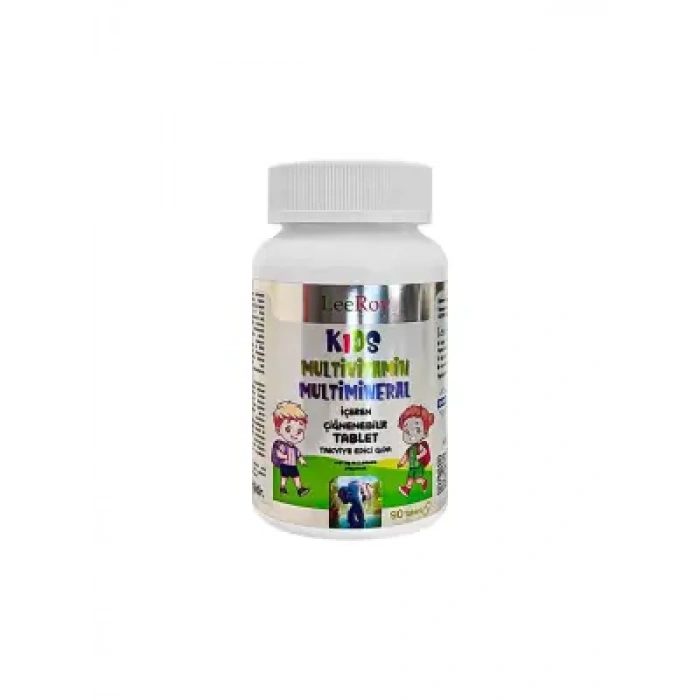 LeeRoy Kids Multivitamin Multimineral (4-10 Yaş) 90 Tablet