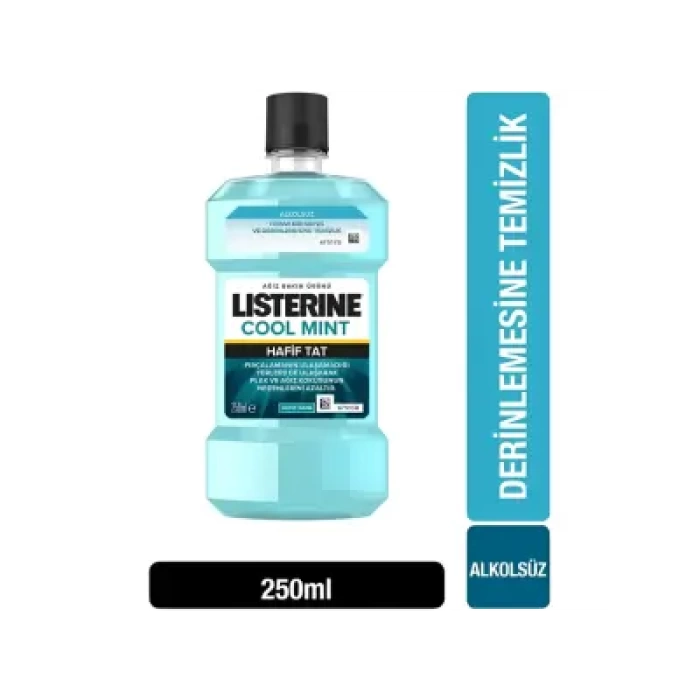 Listerine Cool Mint Hafif Tat Alkolsüz Ağız Gargarası 250 ml - Hafif Nane