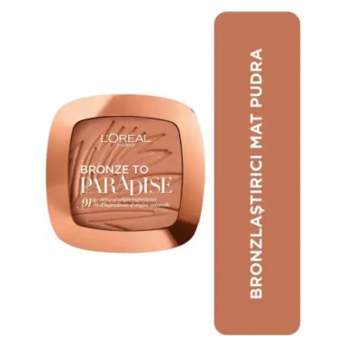 Loreal Paris Bronze to Paradise Mat Bronzlaştırıcı Pudra 02 Baby One More Tan 9gr