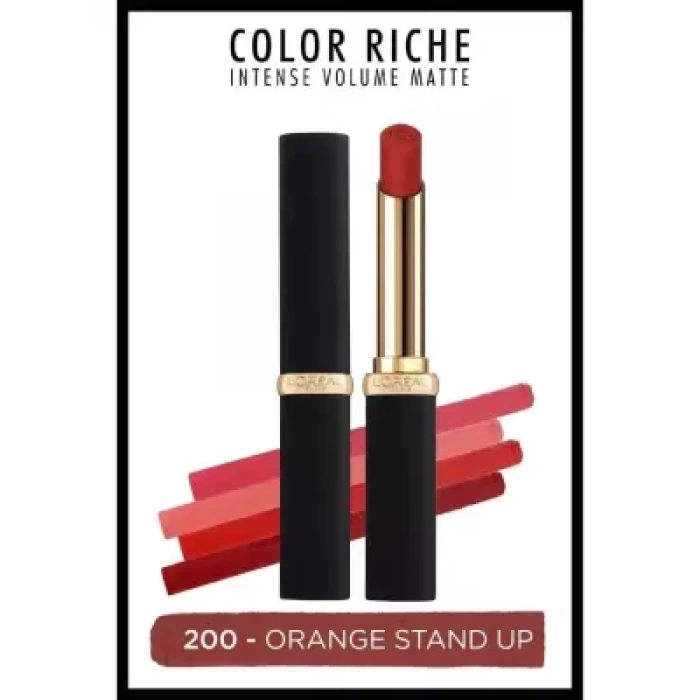 Loreal Paris Color Riche Intense Volume Matte Ruj - 200 Orange Stand Up