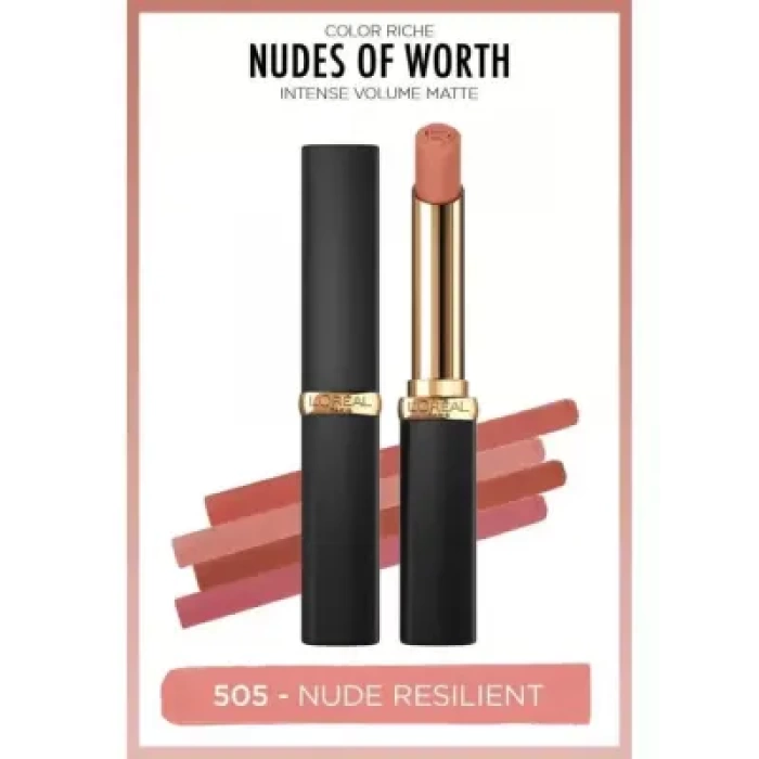 Loreal Paris Color Riche Intense Volume Matte Ruj - 505 Nude Resilient