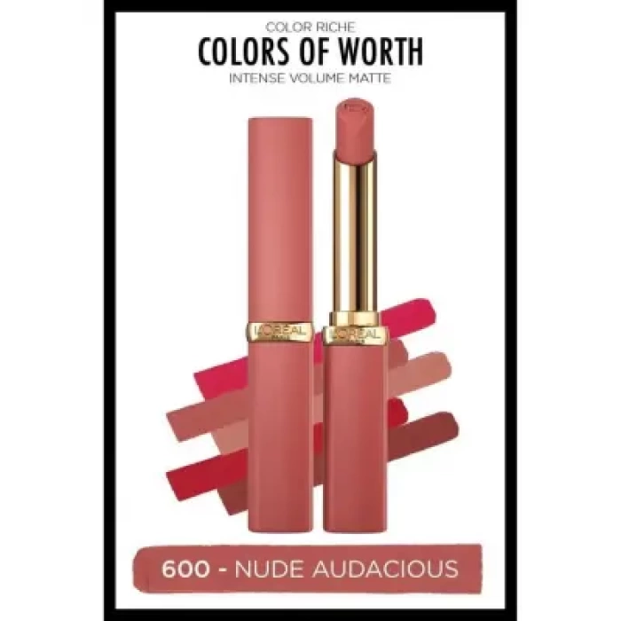 Loreal Paris Color Riche Intense Volume Matte Ruj - 600 Nude Audacious