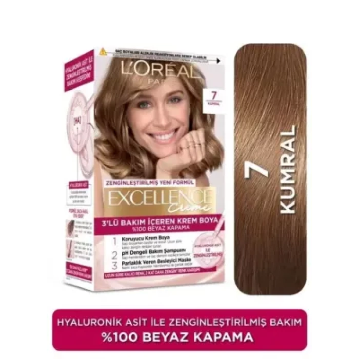 Loreal Paris Excellence Creme Saç Boyası 7 Kumral