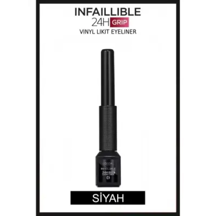 Loreal Paris Infaillible Grip 24H Vinyl Likit Eyeliner - Siyah
