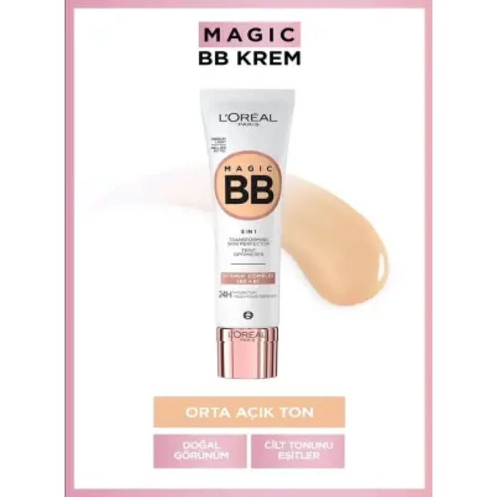 Loreal Paris Magic BB Krem 03 Medium Light 30 ml