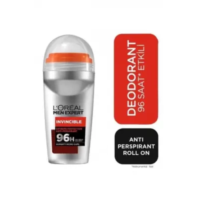 Loreal Paris Men Expert İnvincible 96 Saat XXL Ball Roll On - Koku ve Islaklık - 50 ml