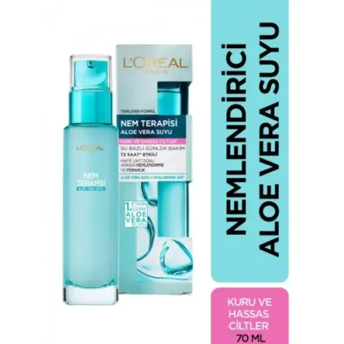 Loreal Paris Nem Terapisi Aloe Vera Suyu - Kuru ve Hassas Ciltler - 70 ml