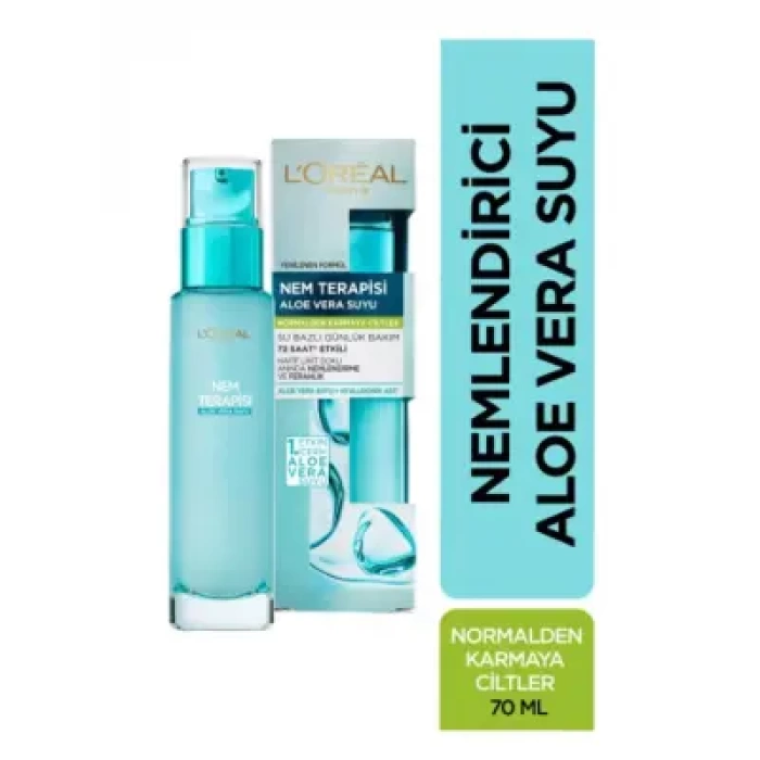 Loreal Paris Nem Terapisi Aloe Vera Suyu - Normalden Karmaya Ciltler - 70 ml