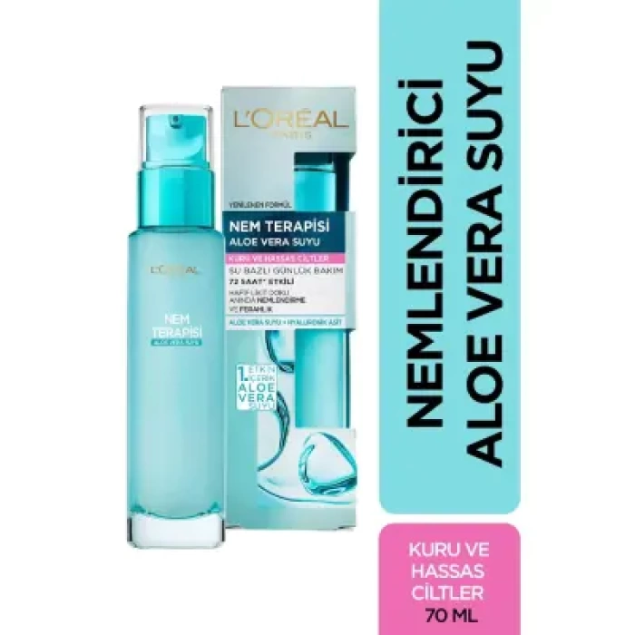 Loreal Paris Nem Terapisi Aloe Vera Suyu - Normalden Kuruya Ciltler - 70 ml