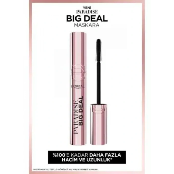 Loreal Paris Paradise Big Deal Maskara - Siyah