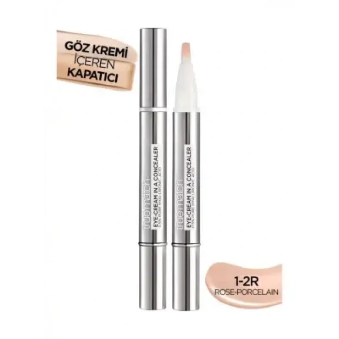 Loreal Paris True Match Göz Kremi İçeren Kapatıcı - 2si 1 Arada - 1-2R