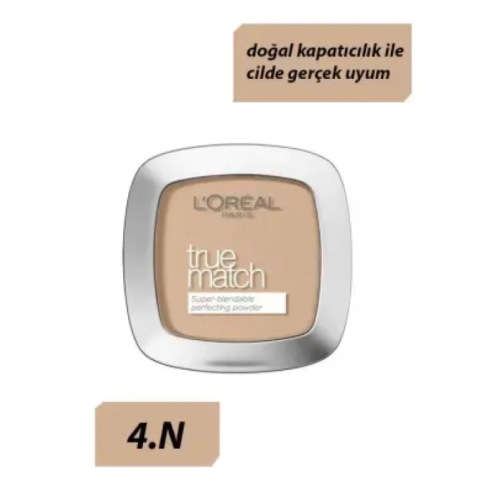 Loreal Paris True Match Pudra 4.N Beige 9gr