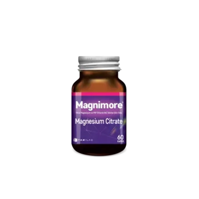 Magnimore Magnesium Citrate&P5P 60 Kapsül