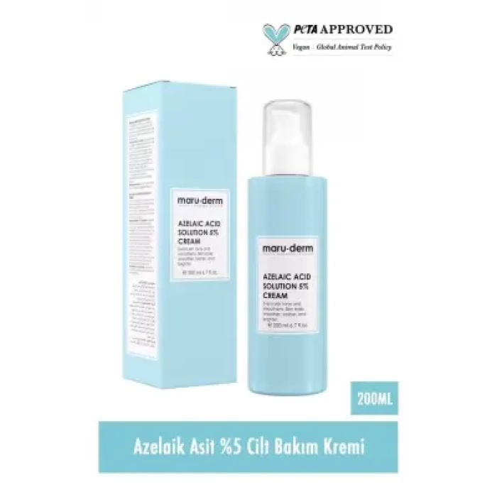 Maruderm Azelaik Asit %5 Cilt Bakım Kremi 200 Ml