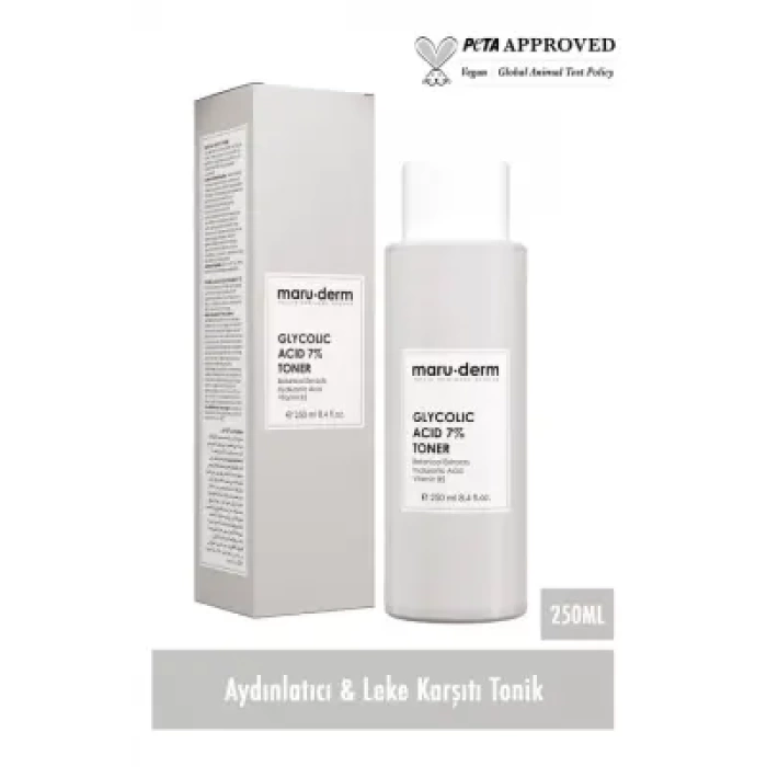 Maruderm Glikolik Asit %7 Aydınlatıcı & Leke Karşıtı Tonik 250 ml